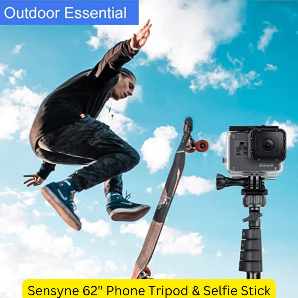 Tripods for Phones: Sensyne 62" phone tripod & selfie stick