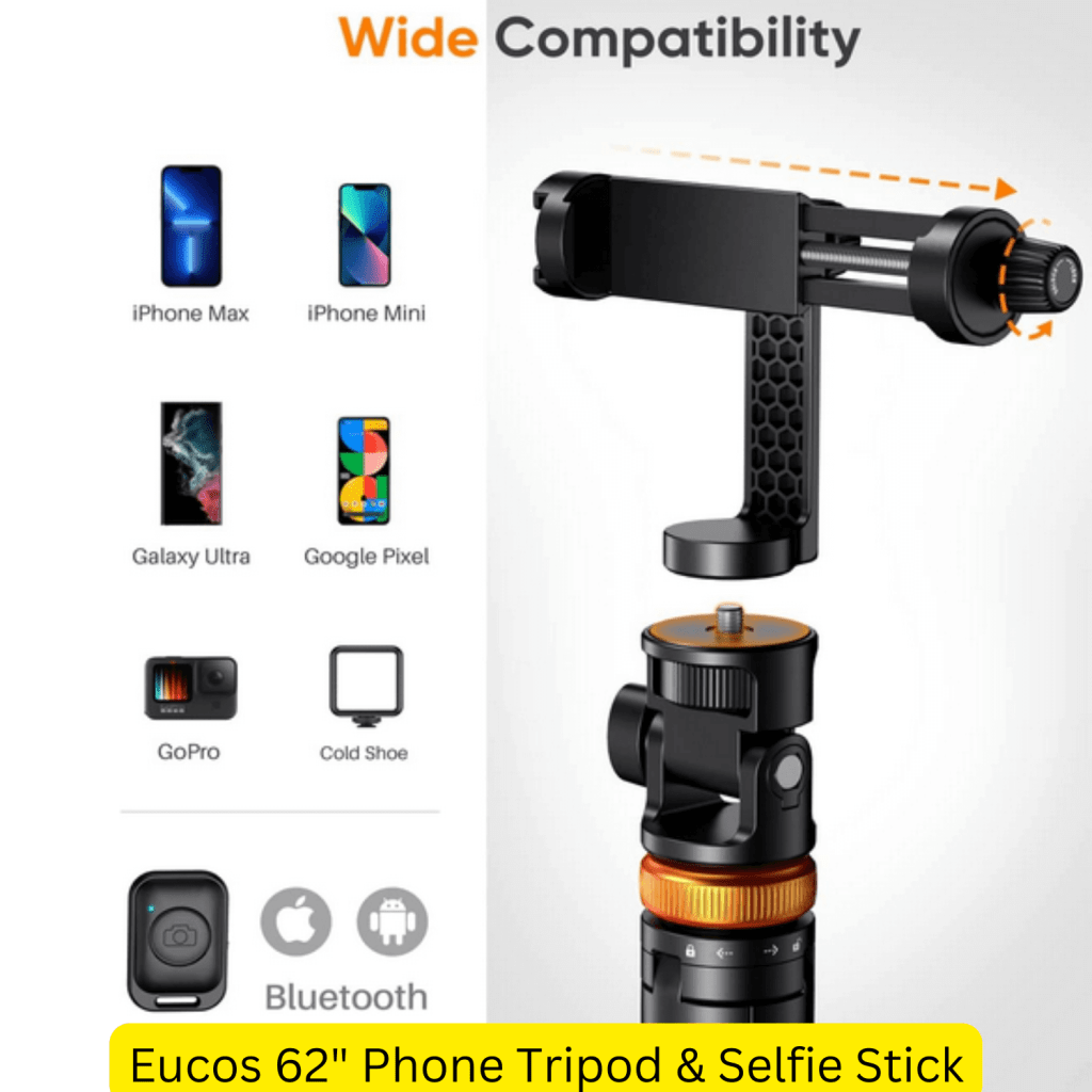 Eucos Camera Tripod Wide Compatibility