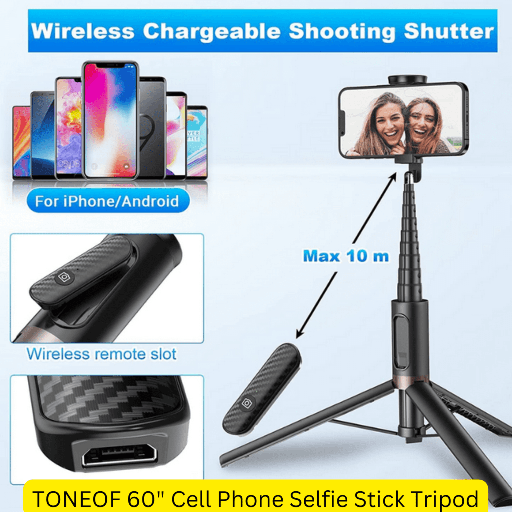 Toneoff Tripod for Camera Wireless Shooting Shutter