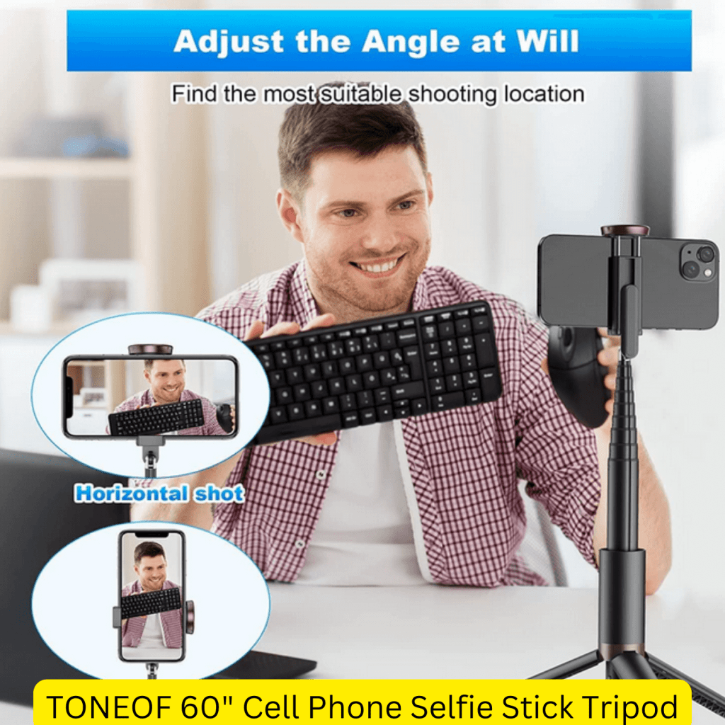 Toneoff Tripod for Camera Adjustable Angle